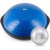 imageZELUS 25in Balance Ball  660lb Inflatable Half Exercise Ball Wobble Board Balance Trainer w Nonslip Base  Half Yoga Ball Strength Training Equipment w 2 Bands Pump Extra Ball IncludedBlue
