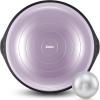imageZELUS 25in Balance Ball  660lb Inflatable Half Exercise Ball Wobble Board Balance Trainer w Nonslip Base  Half Yoga Ball Strength Training Equipment w 2 Bands Pump Extra Ball IncludedLilac