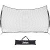 image12x9ft  16x10ft Barricade Backstop Net Ball Sports Barrier Practice Net for Baseball Softball Lacrosse Soccer Basketball and More16x10 ft  Black