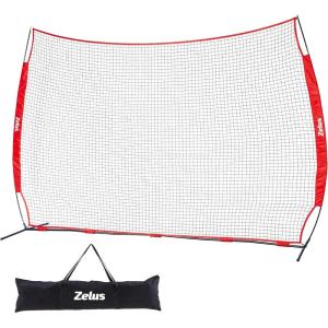 12x9ft / 16x10ft Barricade Backstop Net, Ball Sports Barrier, Practice Net for Baseball, Softball, Lacrosse, Soccer, Basketball and More(12×9 ft – Red)