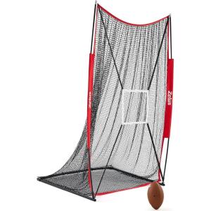 ZELUS 7×4 ft Football Kicking Net, Portable Football Throwing Net with Target Zone Attachment, Sideline Training Tool for Kids Adults Punting Kicking Passing Snapping Practice, Carry Bag Included