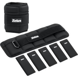 ZELUS Soft Iron Z-Fit Ankle Weights 1 Pair Adjustable, 4LB/7LB/10LB for Women Men, Ultra Thin Leg Weights with Adjustable Straps, Arm Weight for Gym Home Yoga Jogging Walking(Black)