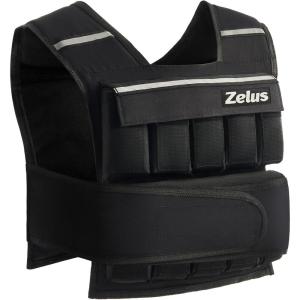 ZELUS Weighted Vest, 20lb/30lb/60lb Vest Adjustable Weights for Exercise, Weight Vest for Men, Workout Vest for Home Workouts Cardio Strength Training Weight Loss(30lb-Iron Sandbags)